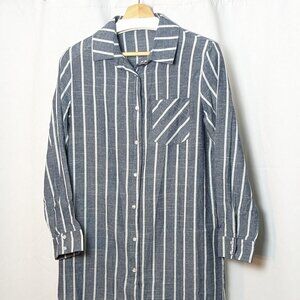 Floor Length Denim Dress